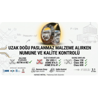 Uzak Doğu'dan Paslanmaz Malzeme Alırken Numune ve Kalite Kontrolü