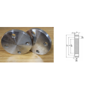 Paslanmaz Kör Flanş DN100 PN10/16 AISI304