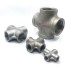 Stainless Threaded Cross Equal Tee